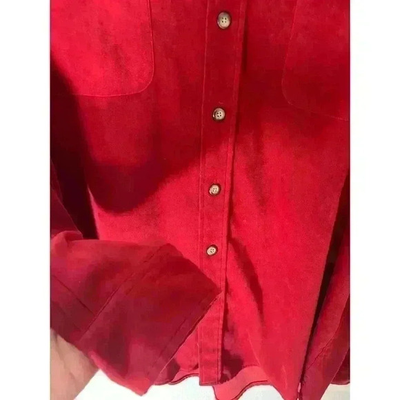 Vintage St Johns Bay Mens 70s 80s Chamois Cloth Flannel Thick Heavy Shirt large - Picture 5 of 9